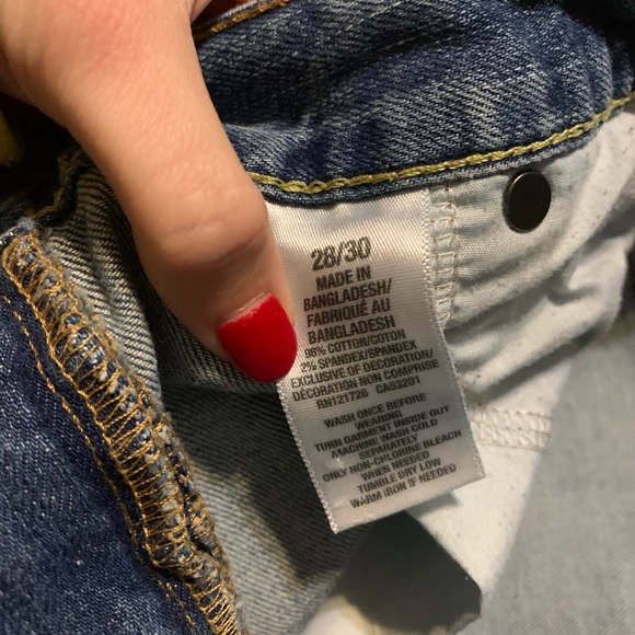 Aeropostale slim straight jeans 28x30 - Picture 2 of 2